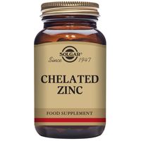 Solgar Chelated Zinc Tablets - Pack of 100